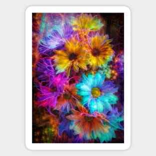 Crazy Daisies Sticker